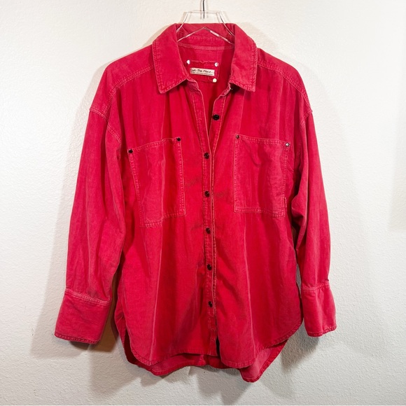 We The Free Tops - FREE PEOPLE baby cord button down